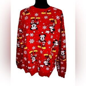 UGLY CHRISTMAS SWEATER DISNEY MICKEY MOUSE‎ HOLIDAY SIZE MEDIUM